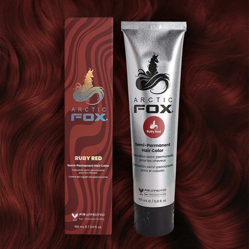 Arctic Fox - Ruby Red HaarfÃ¤rbemittel Semipermanenter Haarfarbstoff - Rot